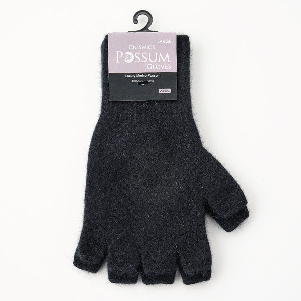 Possum Merino Fingerless Gloves - Wool Online Australia