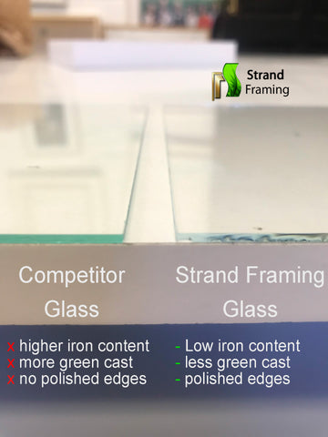Strand Framing Glass comparison 2023