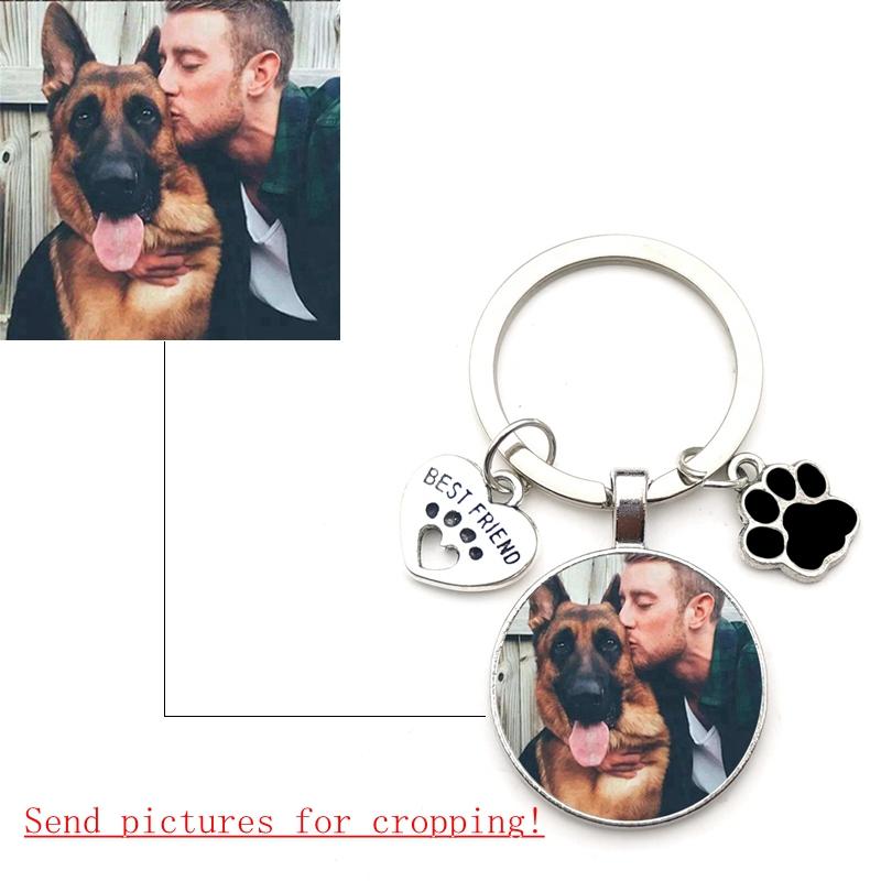 Personalized pet photo Keychain