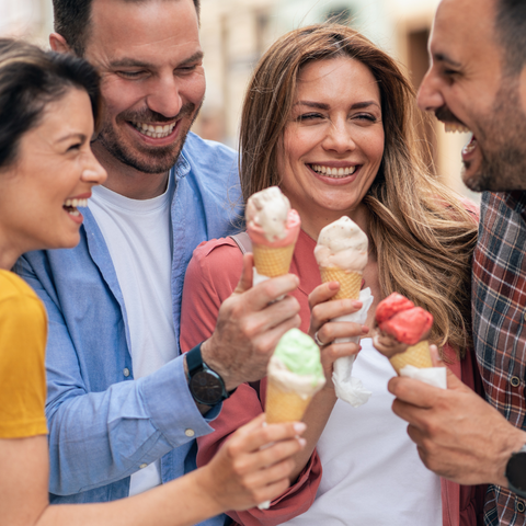 ice cream brining people together, ice cream date