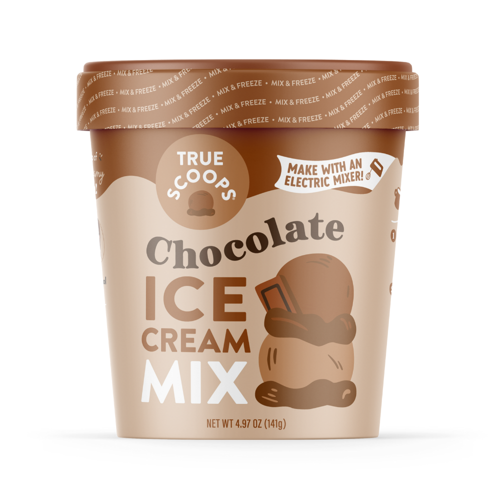 True Scoops - Vanilla Bean Ice Cream Mix - No Ice Cream Maker