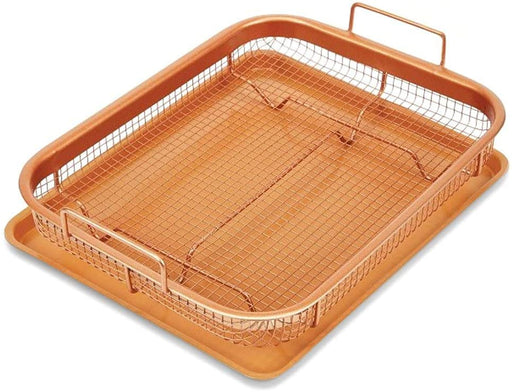 Tohuu Crisper Tray for Oven Non-Stick Oven Baking Tray with