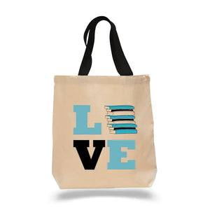 Love Books Tote Bag - Little District Books - Jordan Book Bag