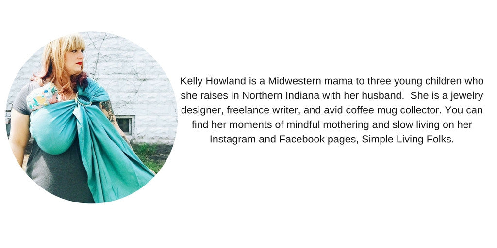 Hey guys! Today I'm so excited to share our interview with Kelly Howland, a mindful mama that enjoys slow living in the Midwest. Kelly is the owner of Sacred Legacy Arts and today we are chatting about she incorporates ritual and boundaries to stay present, and connected to Motherhood as she runs her business. 