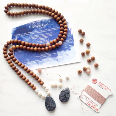 You’ve picked out your mala with care, you’ve worn it often and meditated with it frequently. And then maybe one day it broke. You are heartbroken. But a mala breaking can be an amazing thing. A mala that has been broken is called a ‘Mala Breakthrough’. It is considered a sign of karmic progression and is something to be fully celebrated.