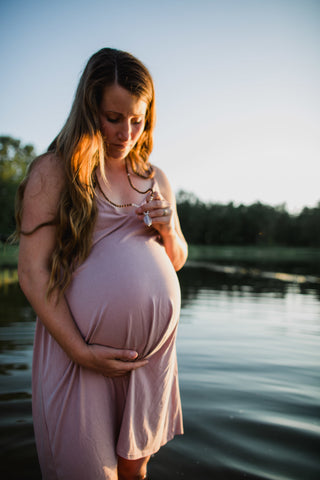 The Mala Stories highlight women that use motherhood as a catalyst for personal growth, strength, and connection. Today Jenna Hobbs shares beautiful story about her surprise pregnancy while she had an IUD and the fear of complications, adding to her family and ultimately,  how she found peace and surrendered to the uncertainty.