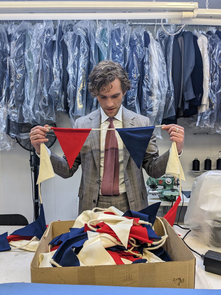 Richard James Savile Row bunting 