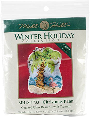 Christmas Pickle Cross Stitch Ornament Kit Mill Hill 2017 Winter