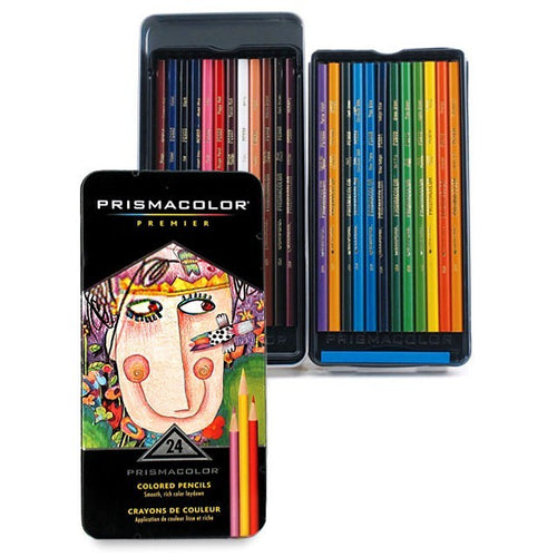 Sanford Prismacolor Watercolor Pencil Set, 24/Tin