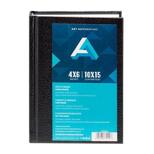 Art Alternatives Hard-Bound Sketch Book, 9 x 6, Landscape