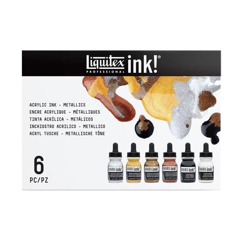 Liquitex Professional Acrylic Ink, 1-oz (30ml), Essential Color Set, Set of  6 Essential - Set of 6