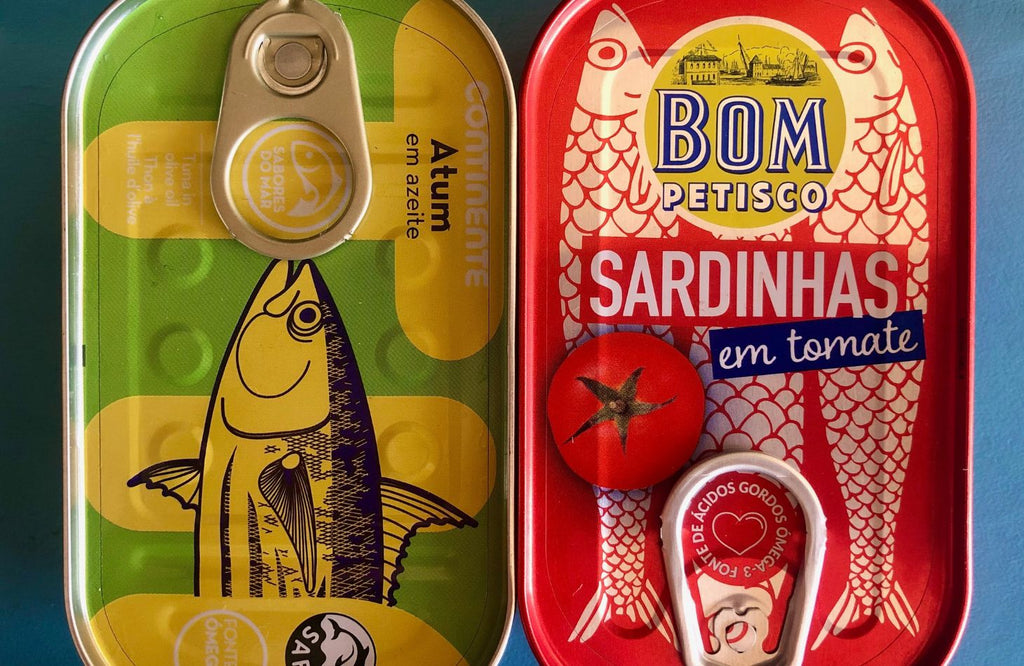 Tinned sardines from Portugal