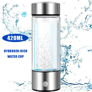 Hydrogen Generator Ionizer  Water Filter Maker 14 OZ - 420ML Hydrogen-Rich Portable Water Bottle - New Vibe Products