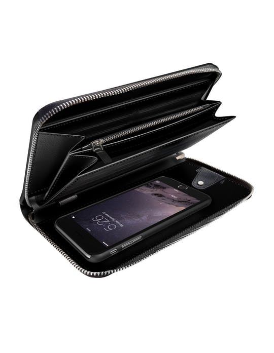 Wijzerplaat Bezwaar Gewond raken Carte Blanche Grand Portefeuille Zip-Around Wallet iPhone 6/6s Black