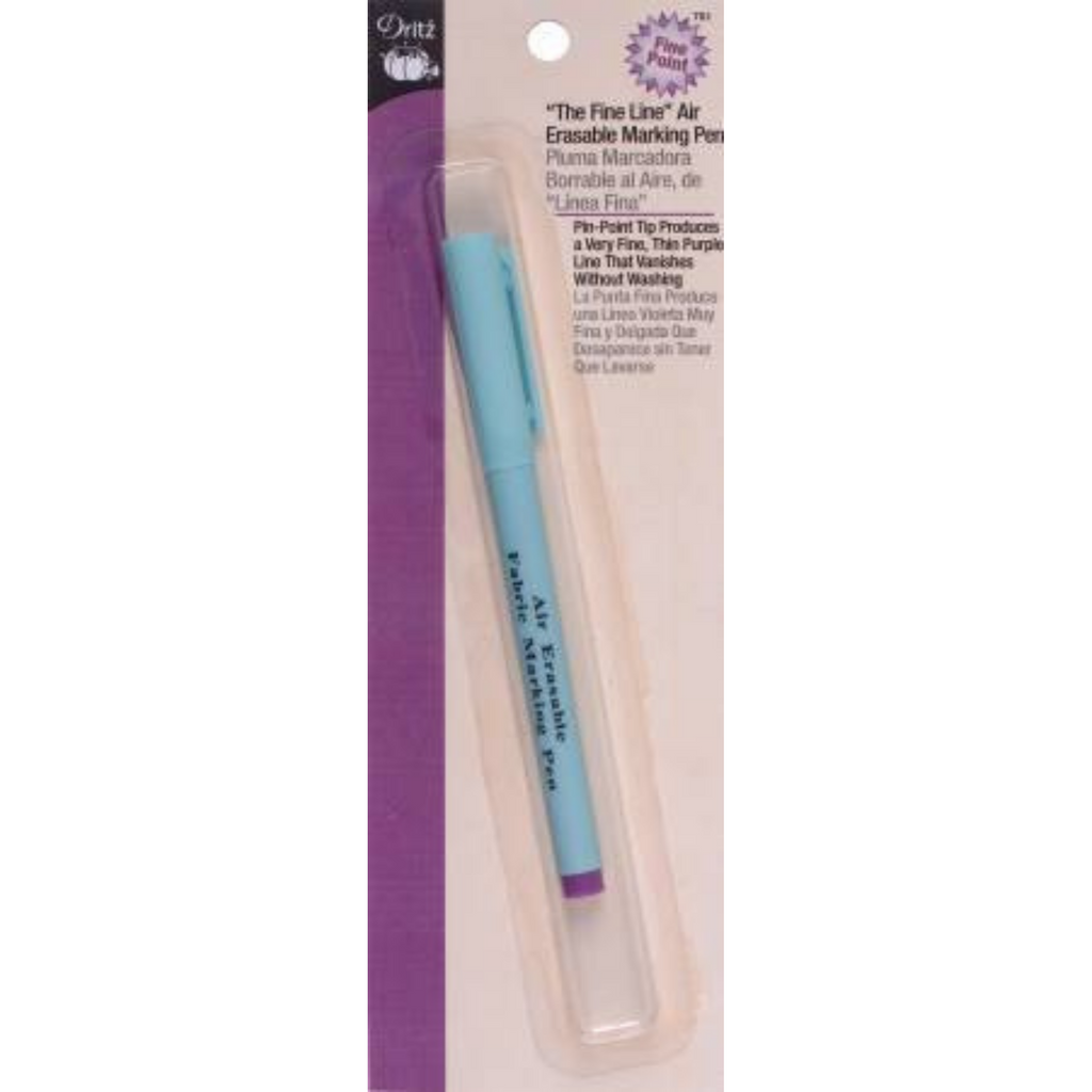 Dual Purpose Marking Pen Blue – Wooden SpoolsQuilting, Knitting and More!