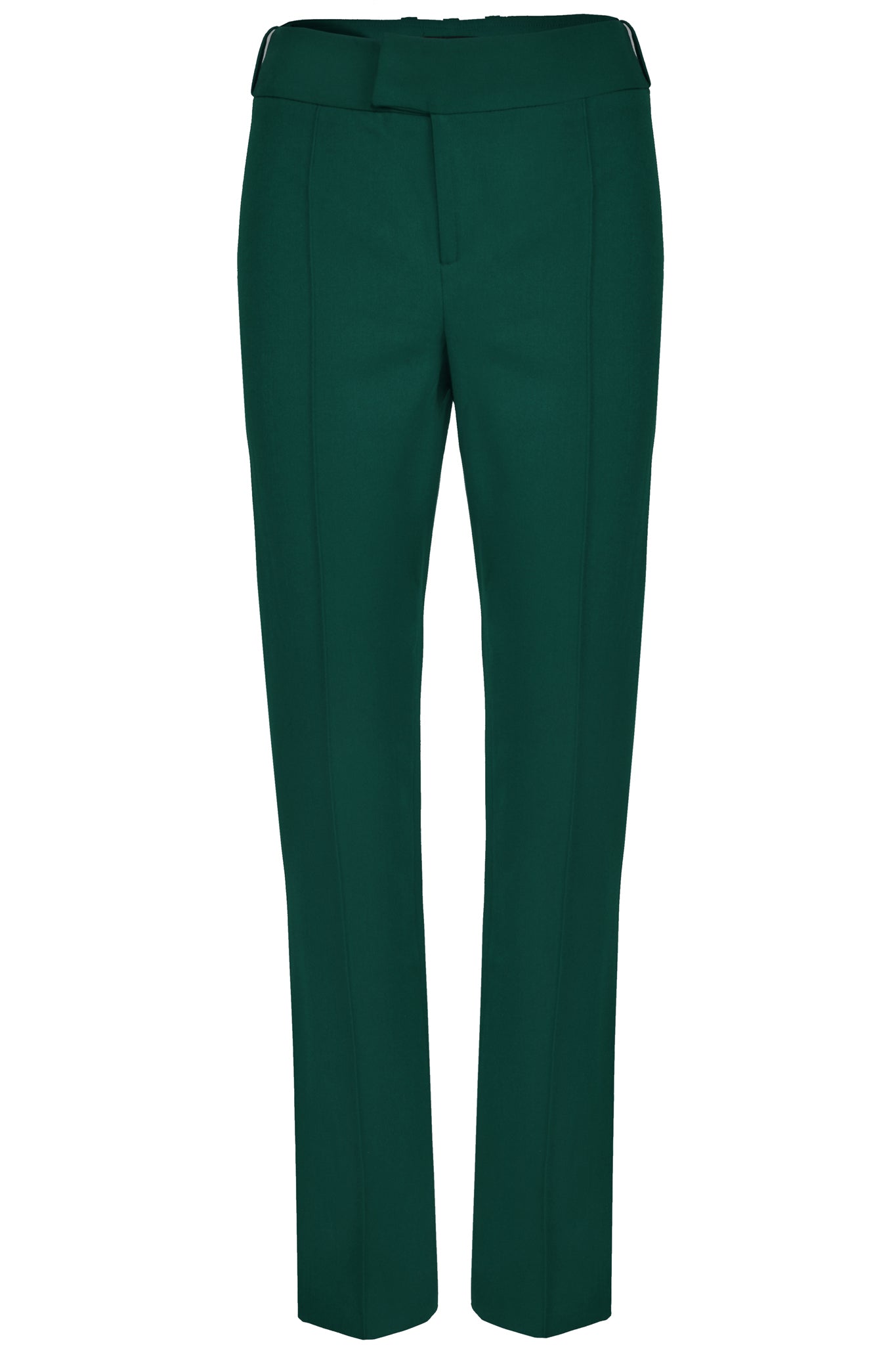 Emerald Twill Pants - High-Waisted Trousers - Slim Leg Pants - Lulus