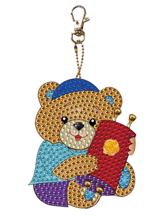 Diamond Art Sailor Bear Keychain – Colours Crafts