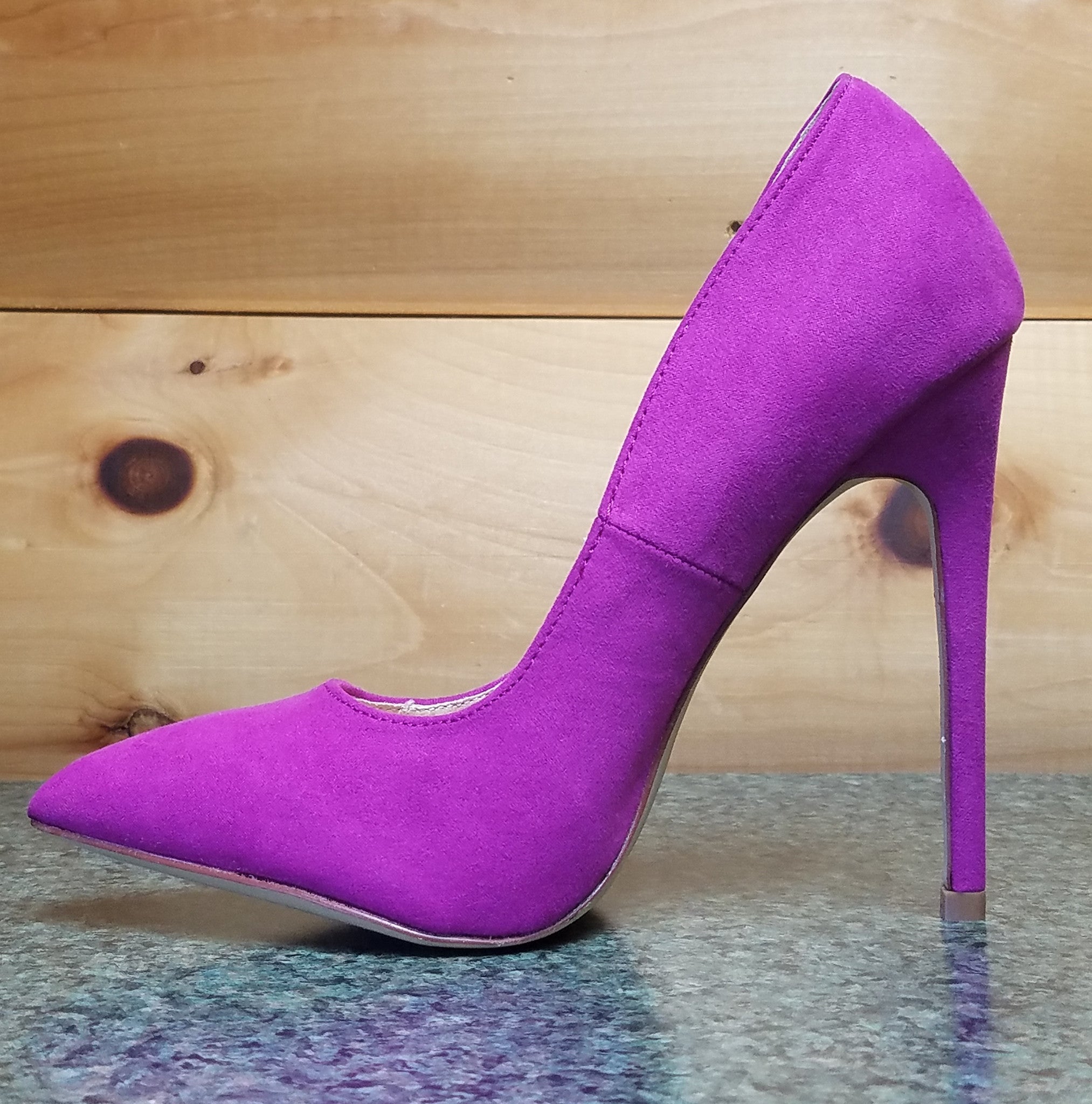 Valli Purple heeled pumps violet - KeeShoes