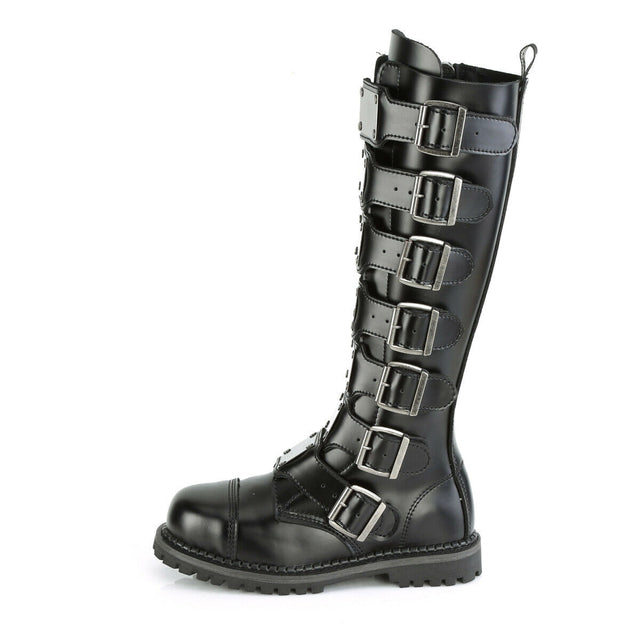 black goth boots mens