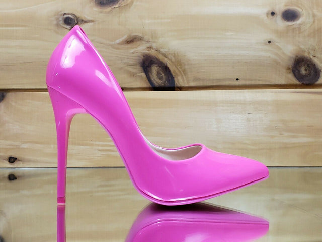 hot pink high heels