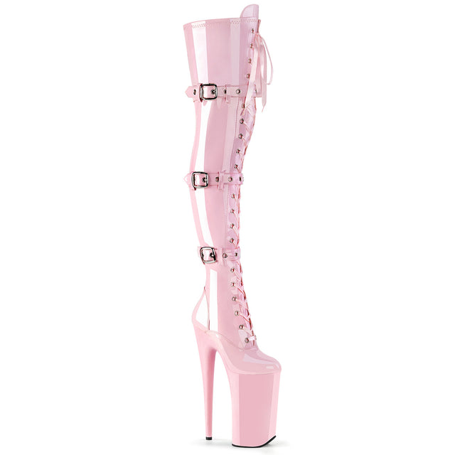 high heels baby pink