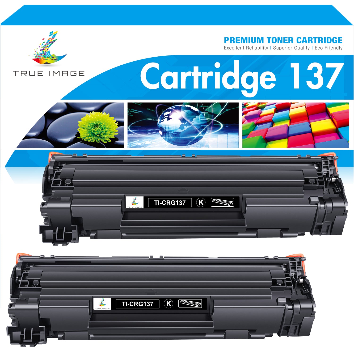 Compatible Canon 137 Cartridge Twin Pack