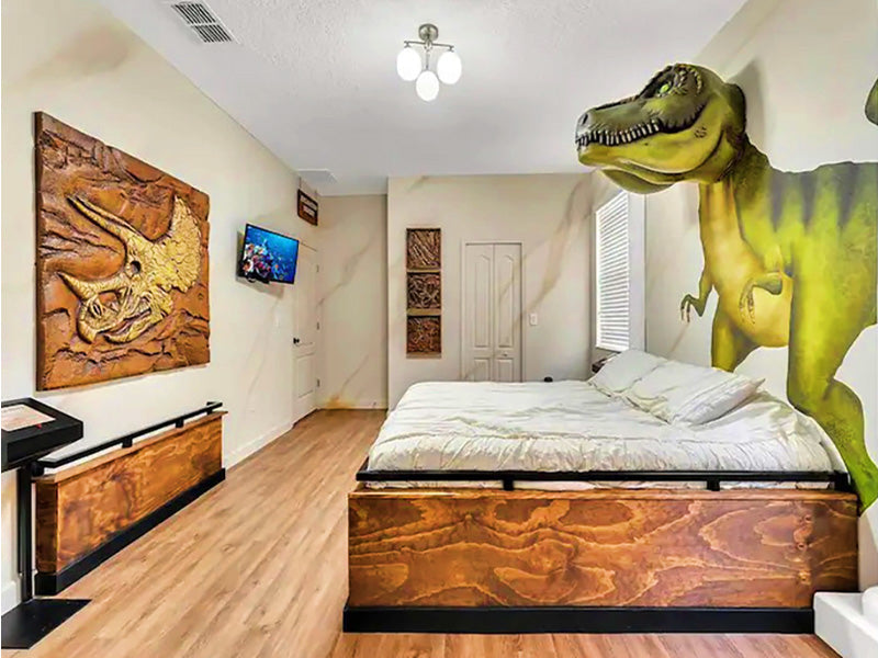Chambre décoration dinosaure