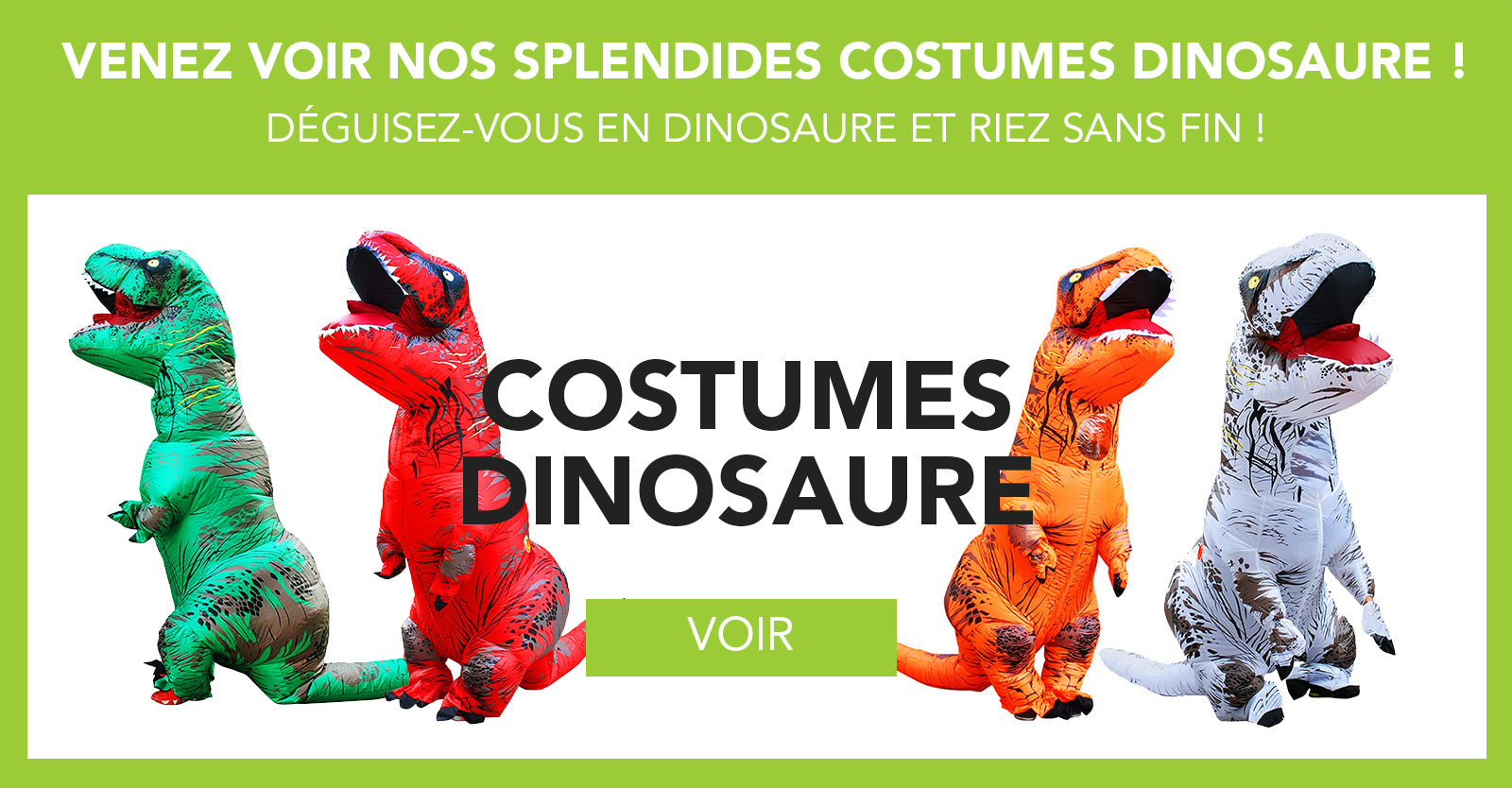 Costume dinosaure Gonflable