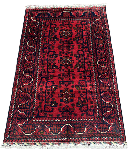 Afghan Hand Knitted/Knotted Living / Dining Room Wool Woven Rug Size 5 –  Kabul Rugs