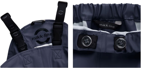 Adjustable waistband or suspenders - mikk-line functional and safety details