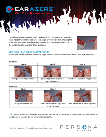 Waxguard instruction sheet