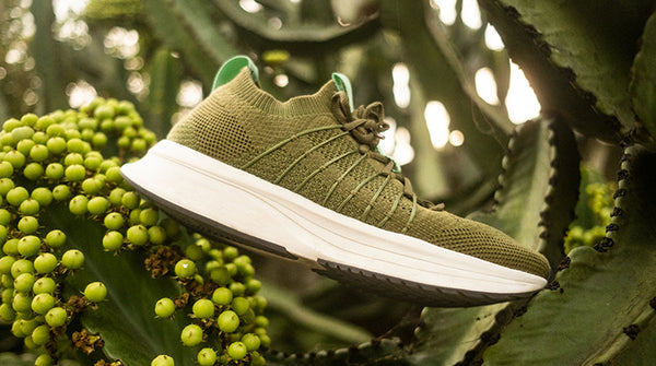 vegan running shoes, sustainable running shoes, vegan running