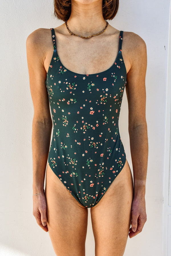 Ruth one piece | Green Floral