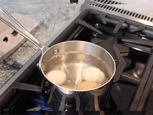 Boil Large Eggs for 11 minutes