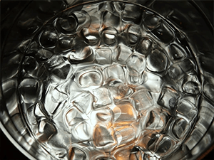 Plunge Eggs in Ice Water