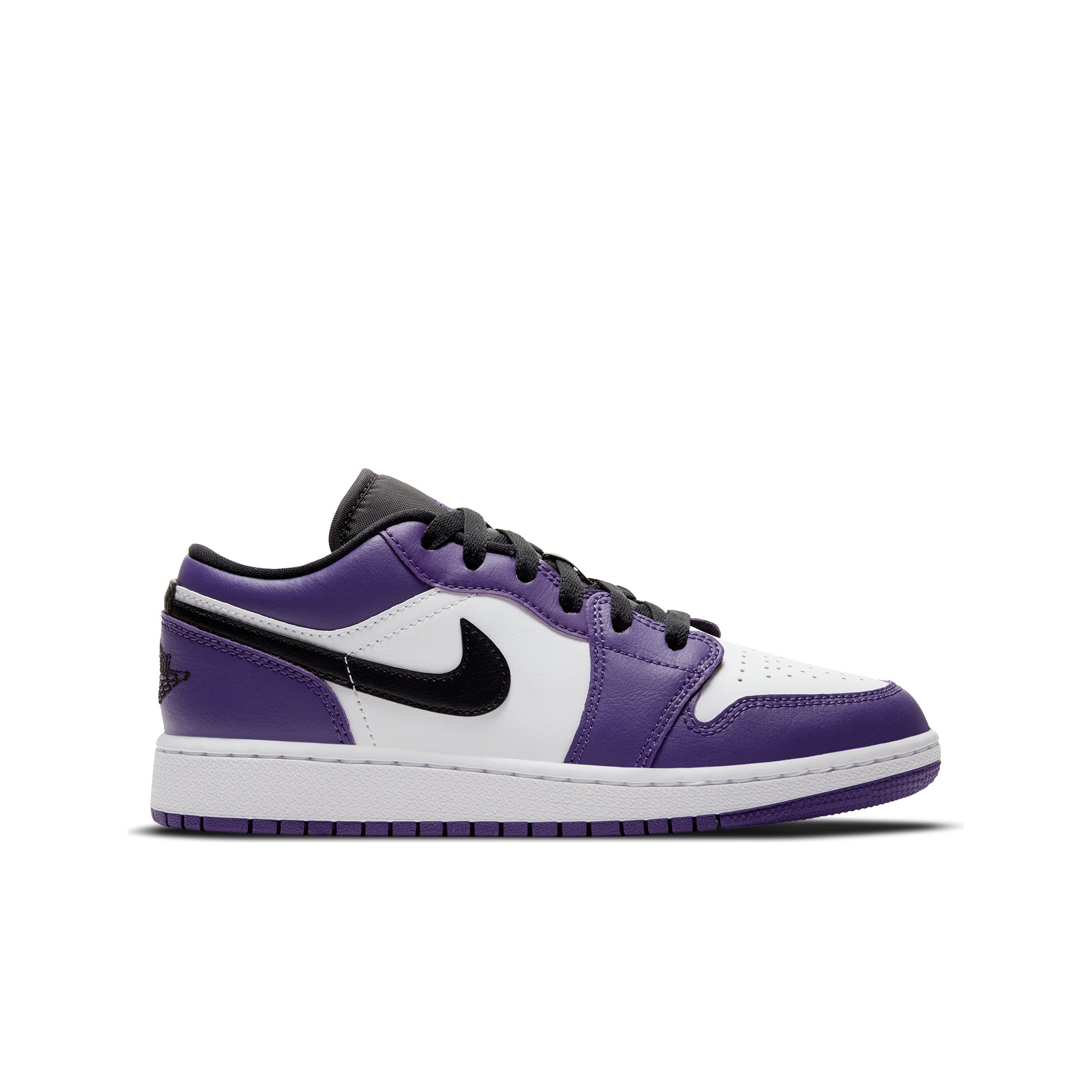 nike pantofi sport court borough mid 2 bg 1 Nike Air Jordan 1 Low Court Purple White (GS) | 553560-500