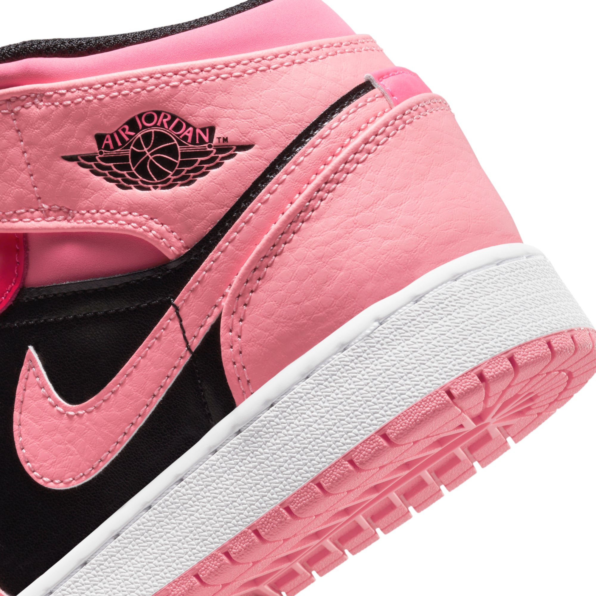 air jordan 1 mid coral chalk pink