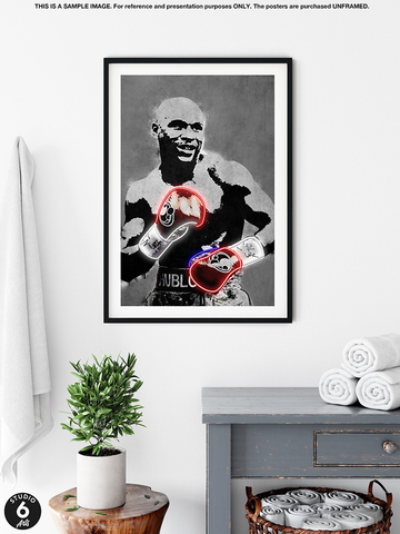 decorate home with sports prints