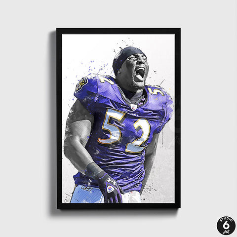 Ray Lewis Poster and Canvas