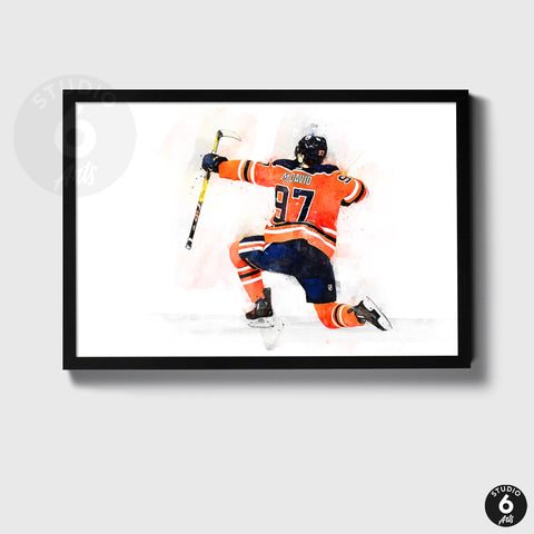 Connor McDavid Poster and Canvas