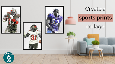 best sports prints collage