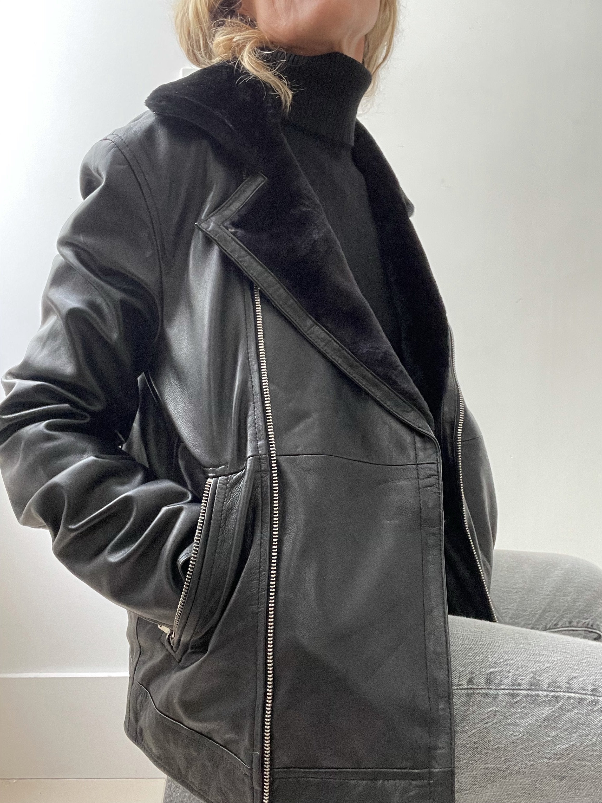 Armani Exchange Leather Jacket | Jetsetbohemian