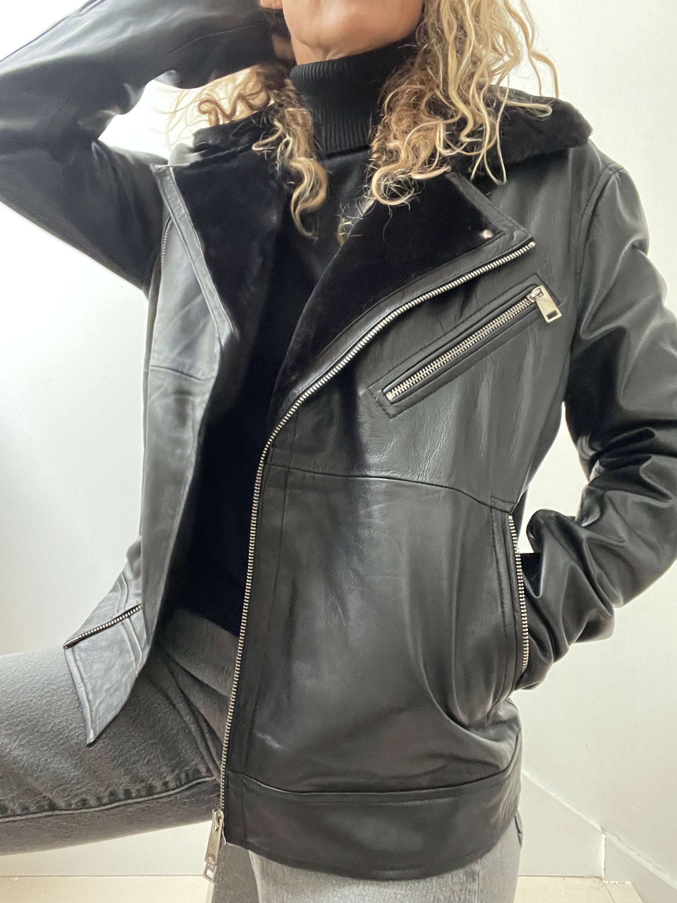 Armani Exchange Leather Jacket | Jetsetbohemian