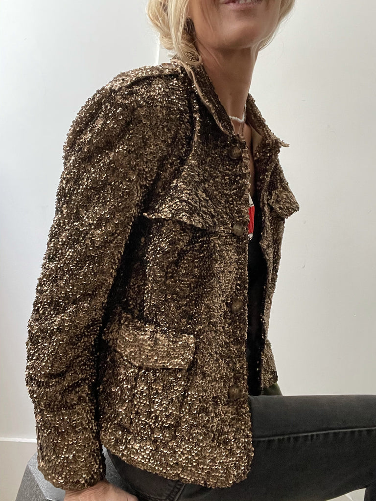 ralph lauren sequin jacket