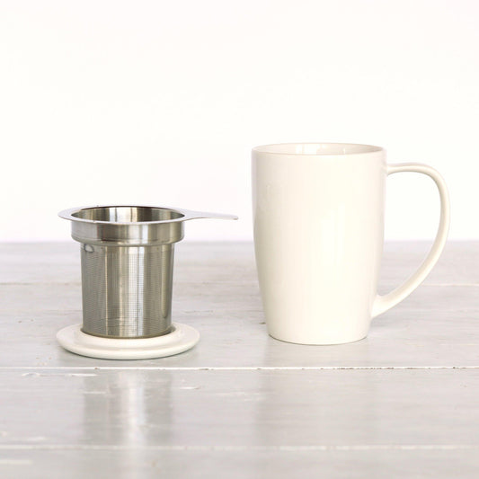 The Tea Spot Steepware Tea Tumbler, Tea Thermos, 22oz, Violet