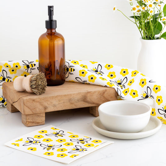 Swedish Dishcloth & Tea Towel Bundles - Sheep — Steller Handcrafted Goods