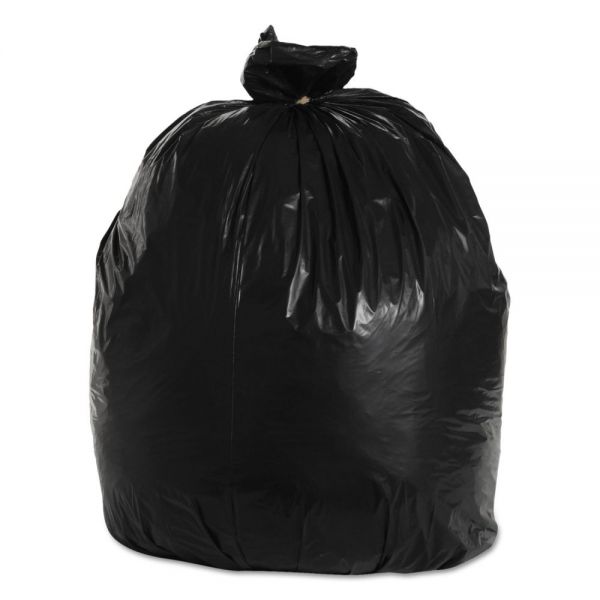 Boardwalk Low Density Repro Can Liners, 33 gal, 1.2 mil, 33" x 39", Black, 100/Carton