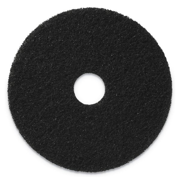 Americo Stripping Pads, 17" Diameter, Black, 5/CT