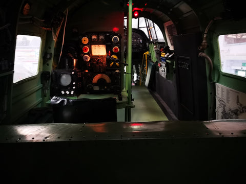 Avro Lancaster Bomber interior at Avro Museum