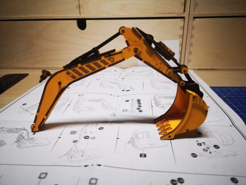 robotime excavator arm